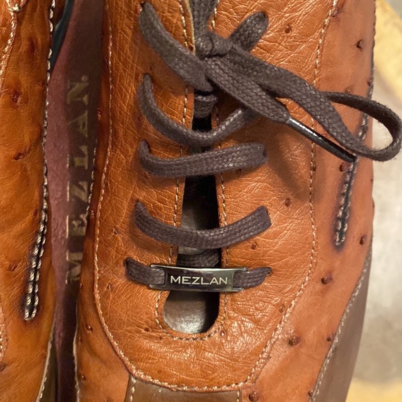 Mezlan Ostrich Lace Up Shoe - Picture 4 of 4